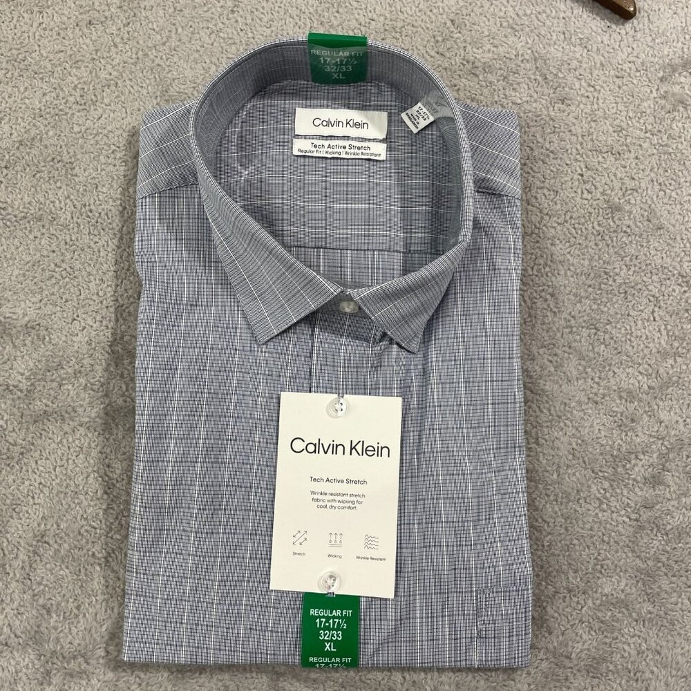 NEW Calvin Klein Men's Tech Active Stretch Shirt